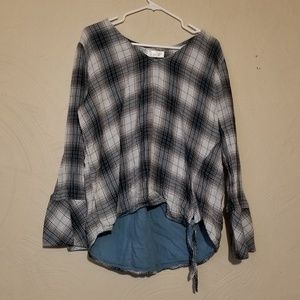 Flannel long sleeve shirt